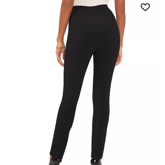 1.STATE NEW Black Slit Front Ankle Crepe Pants 6 - Picture 5 of 10